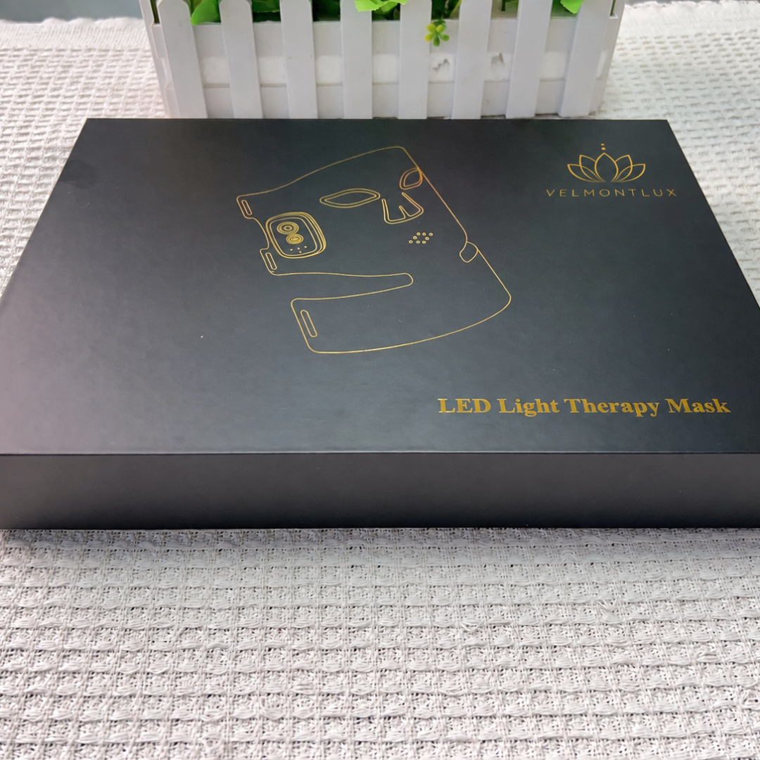 LED Face & Neck Light Therapy Mask – 4-Mode LUMINA™