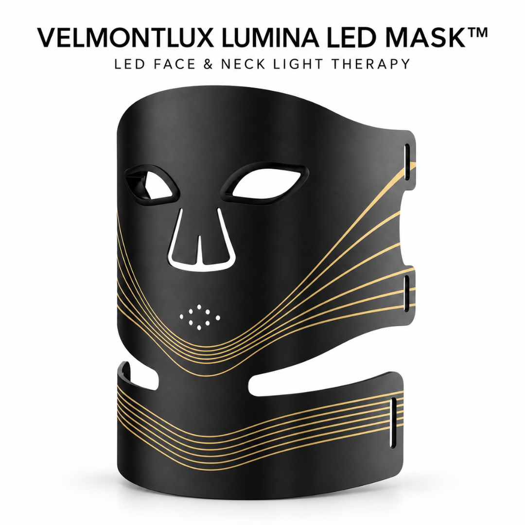 LED Face & Neck Light Therapy Mask – 4-Mode LUMINA™